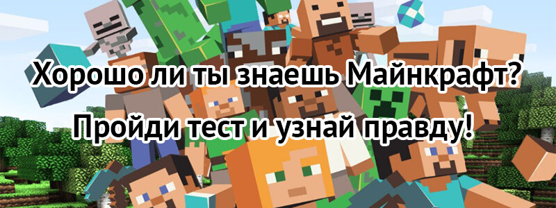 Нуб ли ты в Майнкрафт? Узнай правду! Нуб ли ты в Майнкрафт? Узнай правду!
