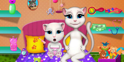 Игра Говорящая Анжела кошка Игра Говорящая Анжела кошка