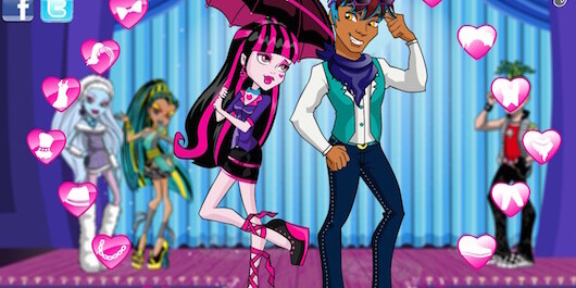 Игра Монстр хай на двоих