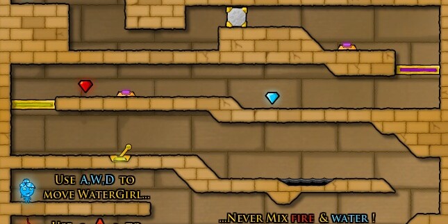 Игра Огонь и Вода 2 в Храме Света Игра Огонь и Вода 2 в Храме Света