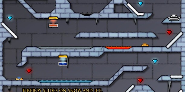 Игра Огонь и Вода 3 в Ледяном Храме Игра Огонь и Вода 3 в Ледяном Храме