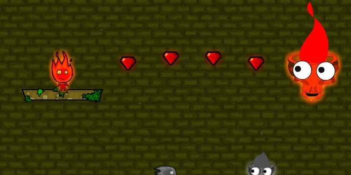 Игра Огонь и Вода 5 в Храме Ужасов Игра Огонь и Вода 5 в Храме Ужасов