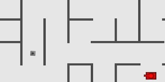 Игра Танки в лабиринте на двоих Игра Танки в лабиринте на двоих