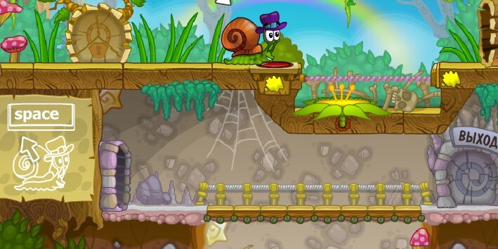 Игра Улитка Боб 5: История любви Игра Улитка Боб 5: История любви