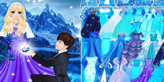 Игра Холодное сердце с Эльзой Игра Холодное сердце с Эльзой