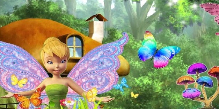 Украшение сада в Диснеевской игре