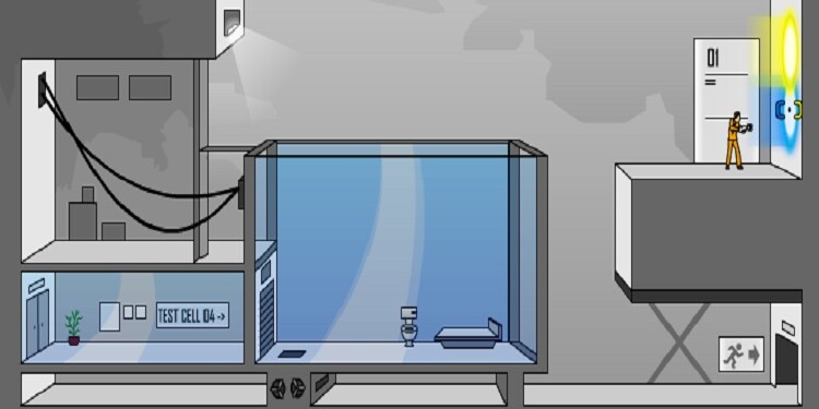 Игра головоломка портал Игра головоломка портал