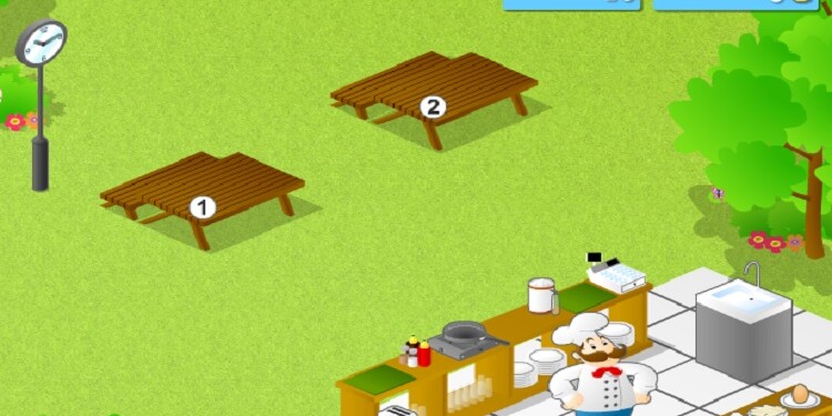 Игра шеф повар на природе Игра шеф повар на природе