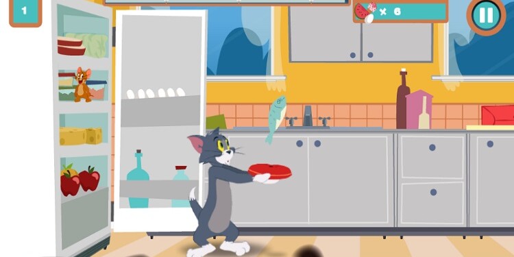 Поймай еду в игре Том и Джерри Поймай еду в игре Том и Джерри