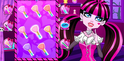 Игра Монстр Хай: макияж Игра Монстр Хай: макияж