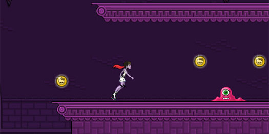 Игра Монстр Хай на роликах гонки для девочек Игра Монстр Хай на роликах гонки для девочек
