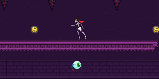 Игра Монстр Хай на роликах гонки для девочек Игра Монстр Хай на роликах гонки для девочек