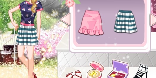 Игра Одевалка для двоих для девочек Игра Одевалка для двоих для девочек