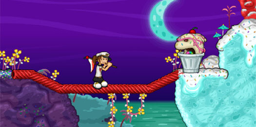 Игра Папа Луи 3: атака мороженого Игра Папа Луи 3: атака мороженого