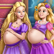 Игра Беременные Принцессы Диснея вместе
