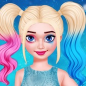 Игра Одевалка Жасмин и Харли Квинн