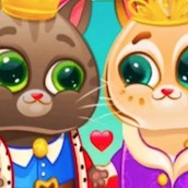 Игра Котик Бубу Знакомится с королем: Пазл