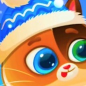 Игра Котик Бубу и зимние приключения: Пазл