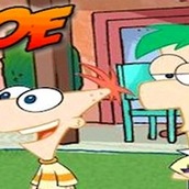 Игра Финес и Ферб играют в крестики нолики