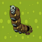 Игра Зомби червяк