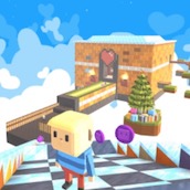 Игра Новогодний паркур