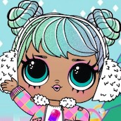 Игра Куклы ЛОЛ: Зимнее диско
