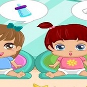 Игра Уход за детьми на скорость реакции