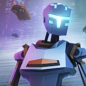 Игра Приключения киборга в большом городе