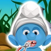 Игра Смурфики лечат зубы