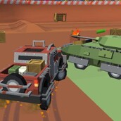Игра Столкновения пиксельных машин