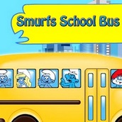 Игра Автобус со Смурфиками