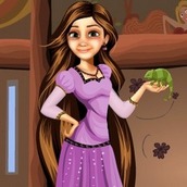 Игра Одевалка Рапунцель