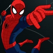 Игра Человек Паук катается на мотоцикле