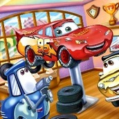 Игра Раскрась Тачки