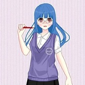 Игра Аниме одевалка школьницы