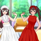 Игра Аниме одевалка горничных