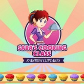 Игра Кухня Сары: радужные кексики