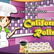 Игра Кухня Сары: роллы Калифорния