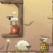 Игра Баранчик Шон и овечки в подземелье