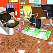 Игра Уборка в салоне красоты