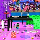 Игра Уборка у Монстр Хай