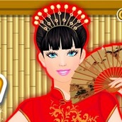 Игра Китайский макияж для Барби