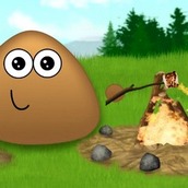 Игра Поу разводит огонь