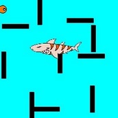 Игра Спасаться от акул в лабиринте