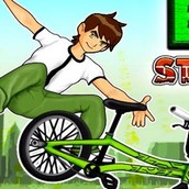 Игра Бен 10 на велосипеде