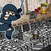 Игра Нидзя в богатых подземельях