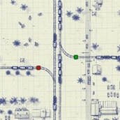 Игра Железная дорога на бумажном листке