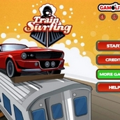 Игра Гонки по крышам вагонов