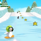 Игра Пингвины на скейтах