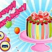 Игра Готовим торт для дня рождения